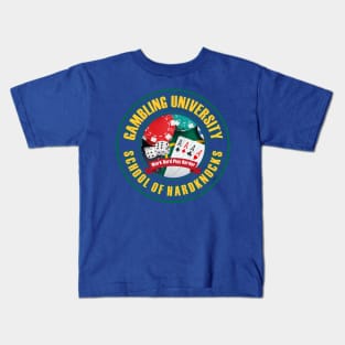 Gambling University - WHPH on dark fabrics Kids T-Shirt